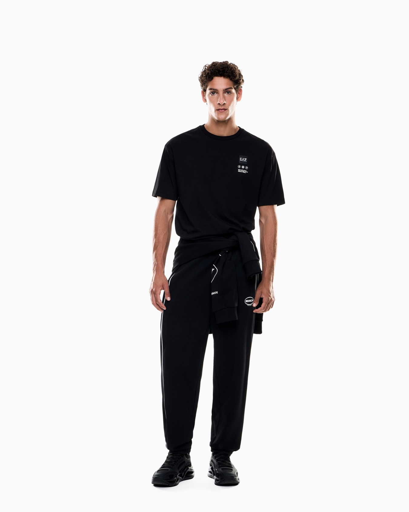 Logo Series cotton jersey T-shirt with print Slide 1