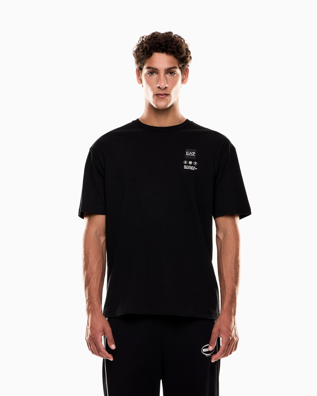Logo Series cotton jersey T-shirt with print Slide 3