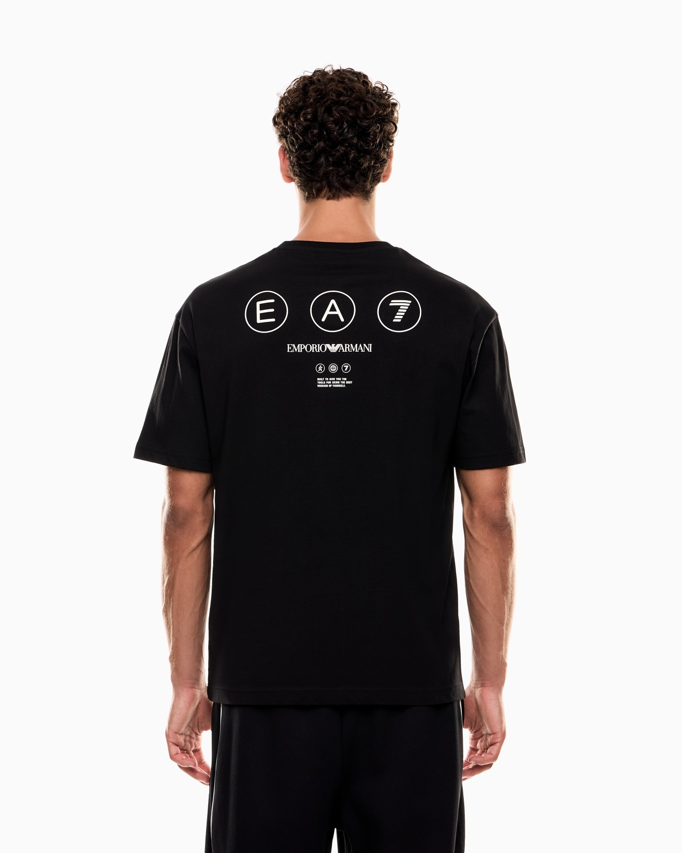 Logo Series cotton jersey T-shirt with print Slide 2