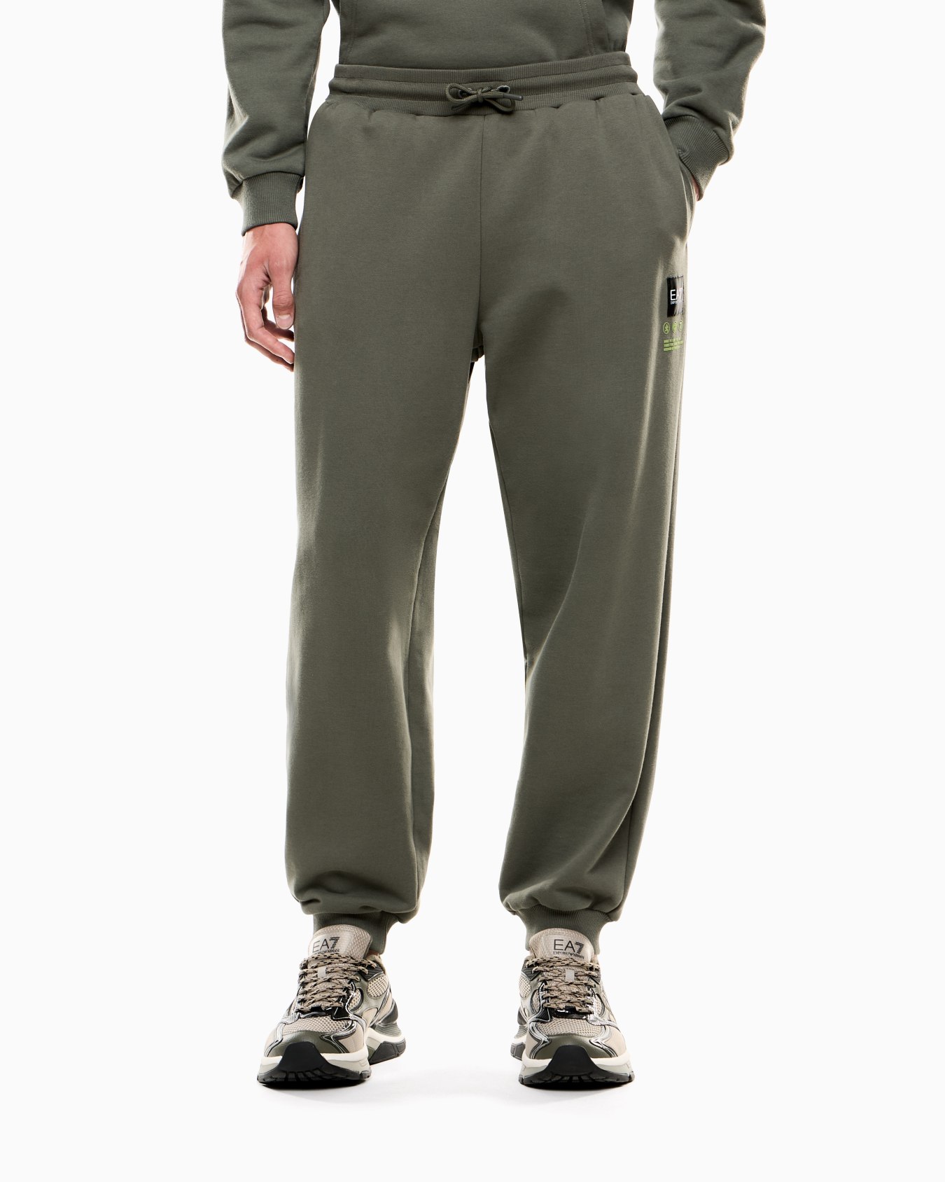 Pantalon de jogging Logo Series en coton molletonné Diapositive 3