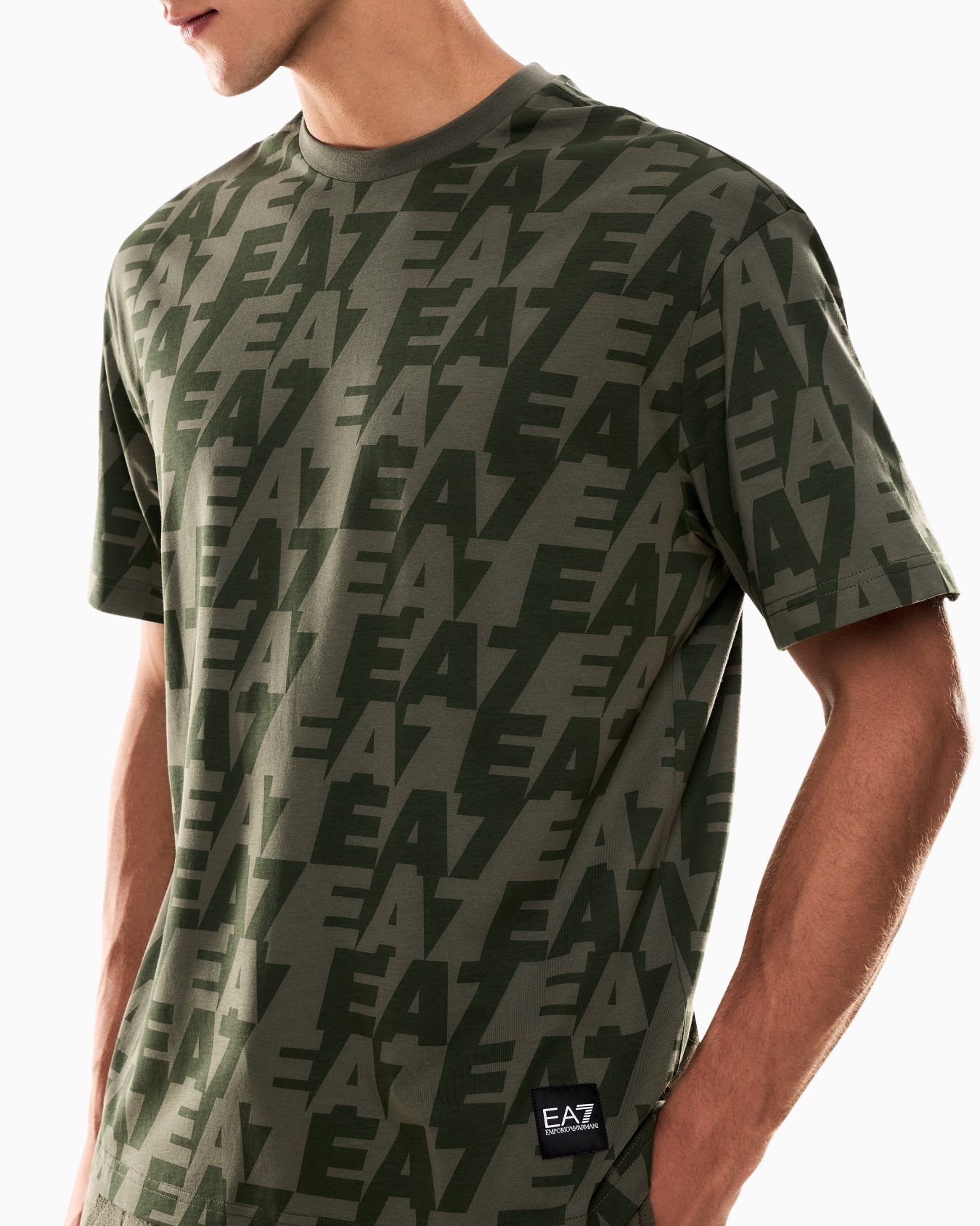 ASV Logo Series organic-cotton crew-neck T-shirt Slide 4