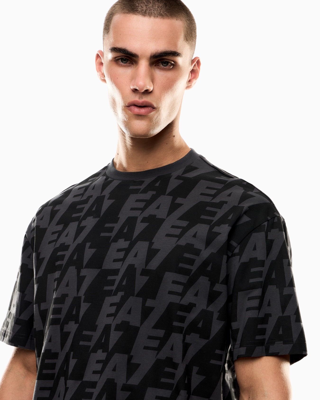 ASV Logo Series organic-cotton crew-neck T-shirt Slide 4