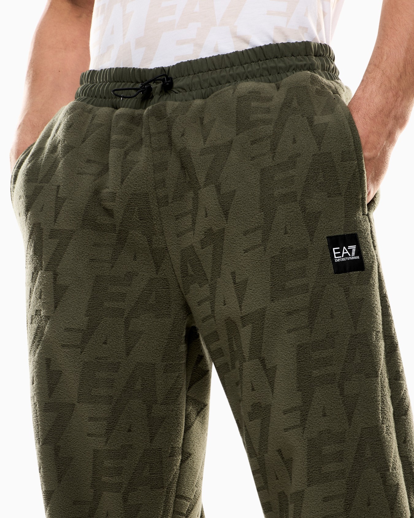 Logo Series polar fleece joggers Slide 4