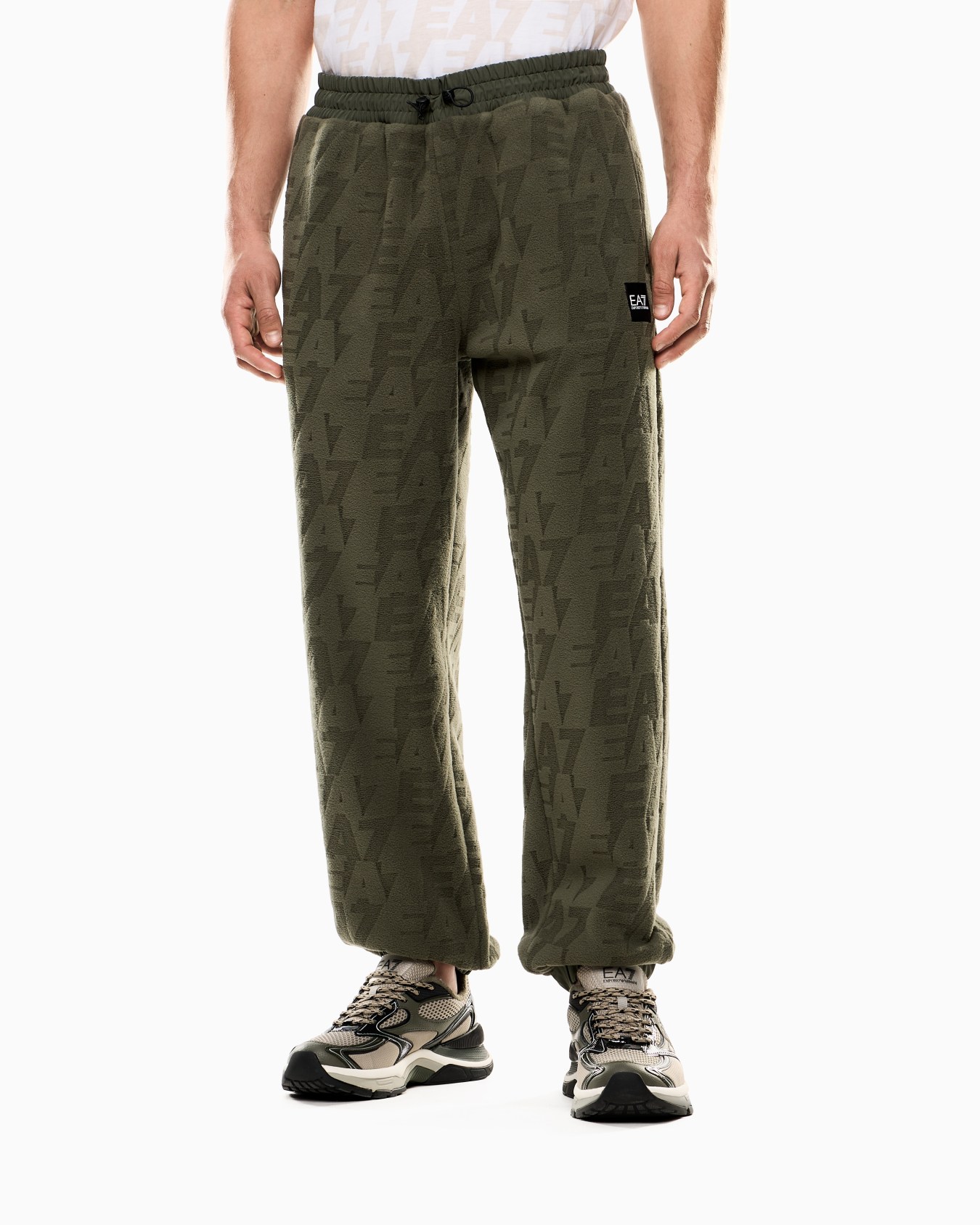 Logo Series polar fleece joggers Slide 3