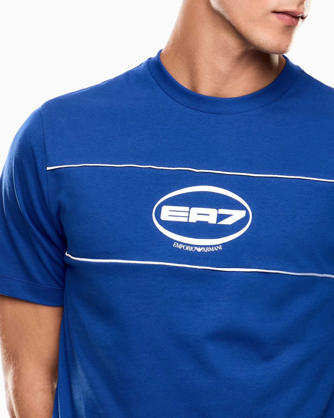 Logo Series cotton-blend jersey crew-neck T-shirt Slide 4