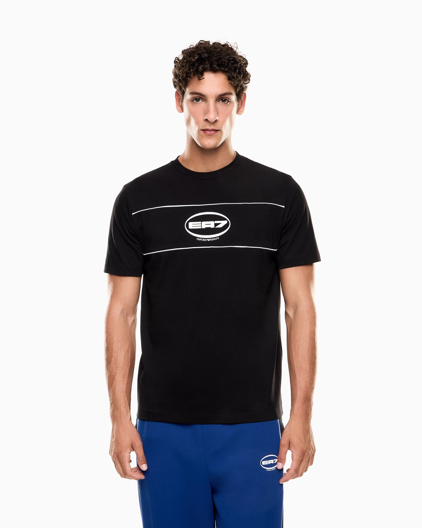 Logo Series cotton-blend jersey crew-neck T-shirt Slide 3