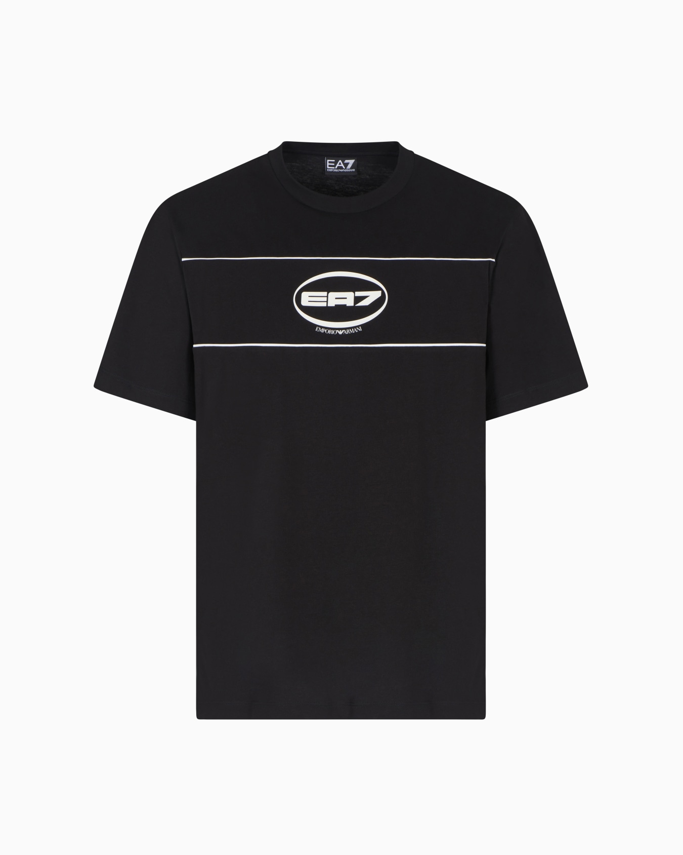 Logo Series クルーネックTシャツ コットン混紡ジャージー スライドする 0