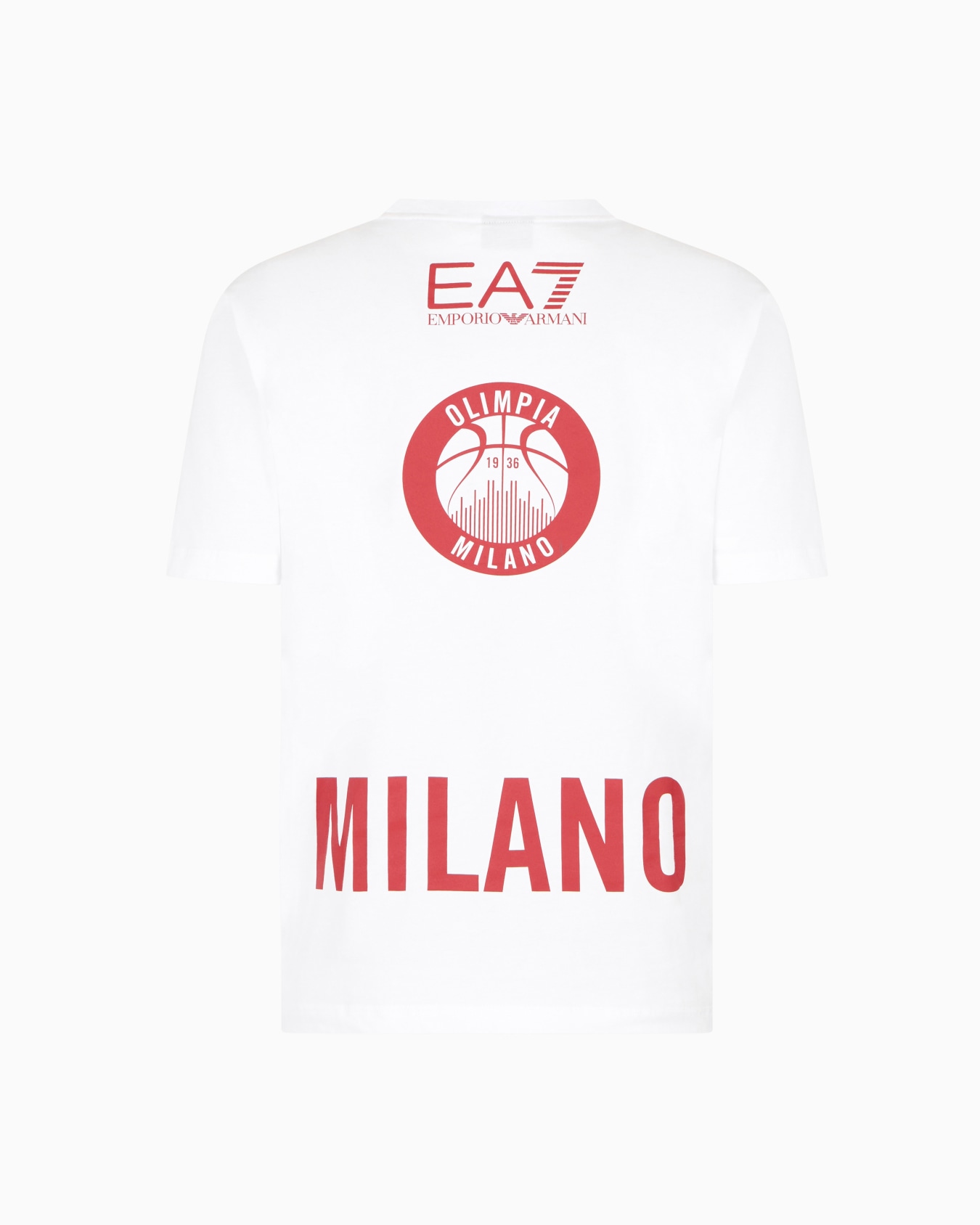 Olimpia Milano T-shirt en coton avec imprimé Diapositive 3