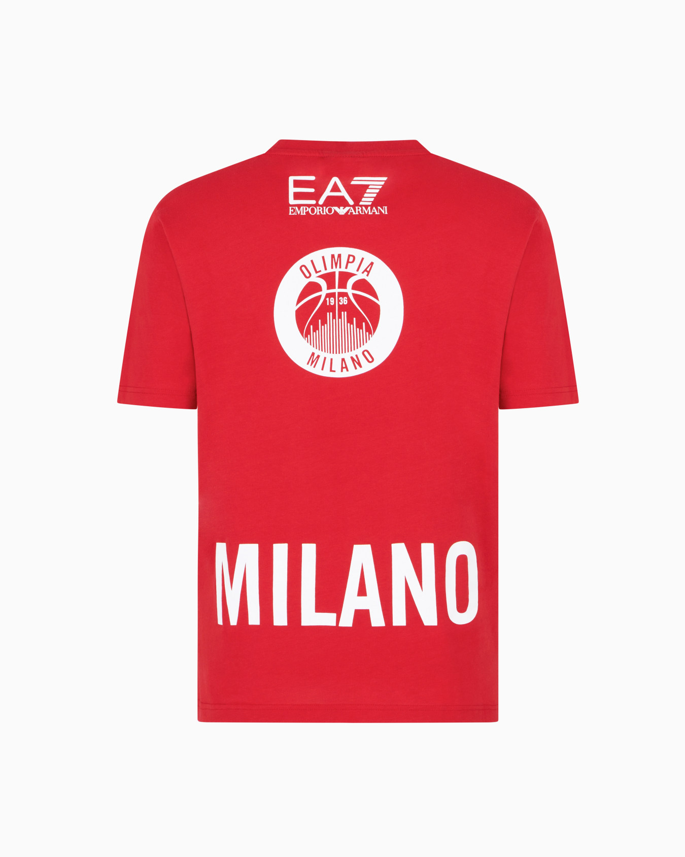 Olimpia Milano T-shirt en coton avec imprimé Diapositive 3