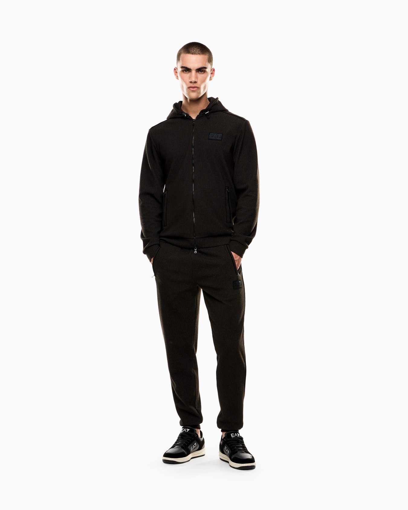 Lux Identity Unisex-Sweatshirt mit Kapuze aus einer elastischen Viskose-Mischung Folie 1