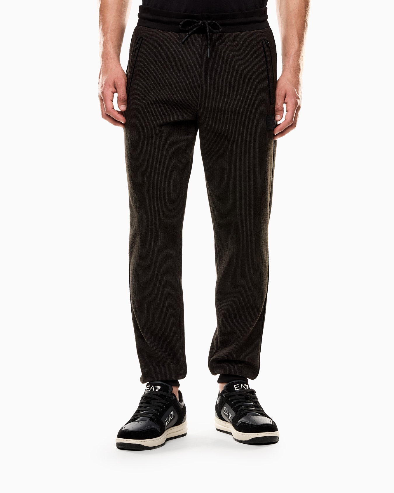 Lux Identity joggers in a stretch viscose blend Slide 3