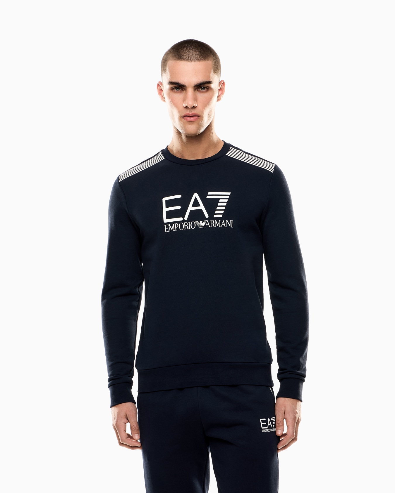 ASV 7 Lines crew-neck sweatshirt in a cotton blend Slide 3