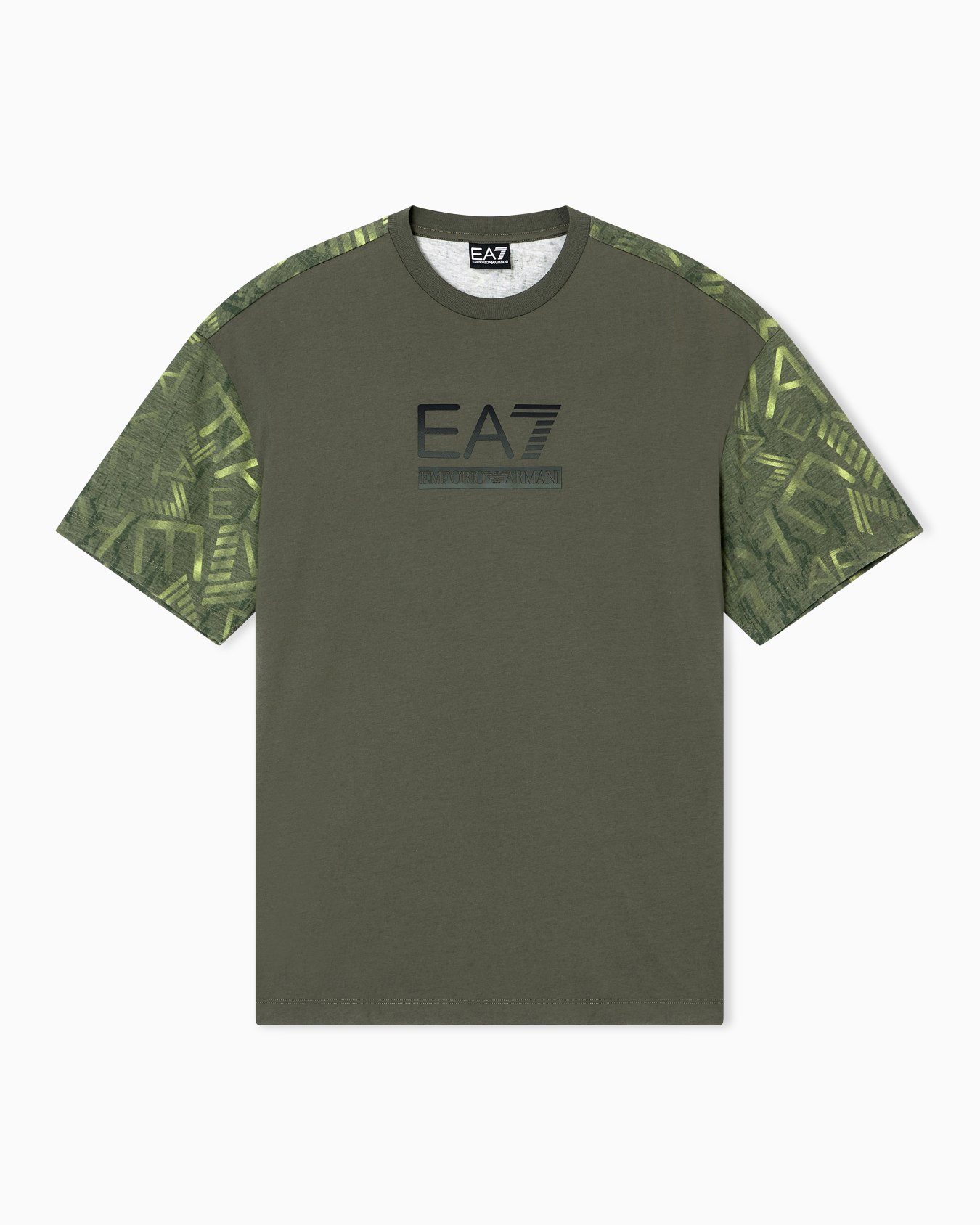 Graphic Series cotton-jersey crew-neck T-shirt Slide 0