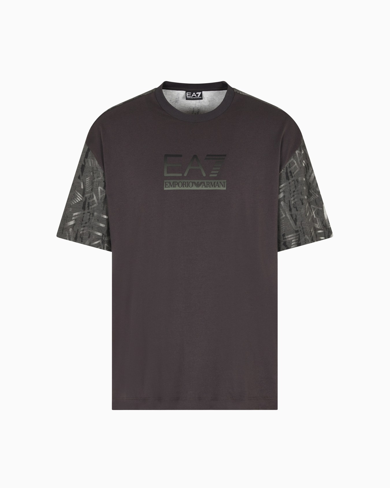 Graphic Series cotton-jersey crew-neck T-shirt Slide 0