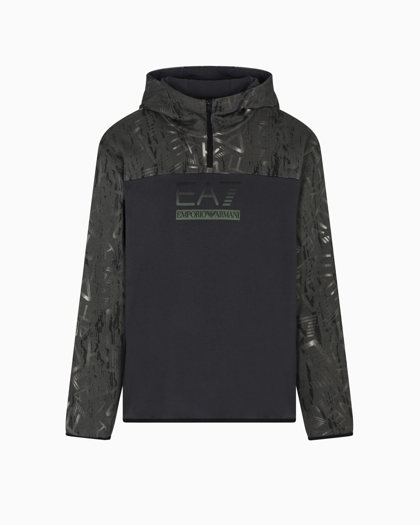 Felpa con cappuccio Graphic Series in jersey di cotone Slide 0