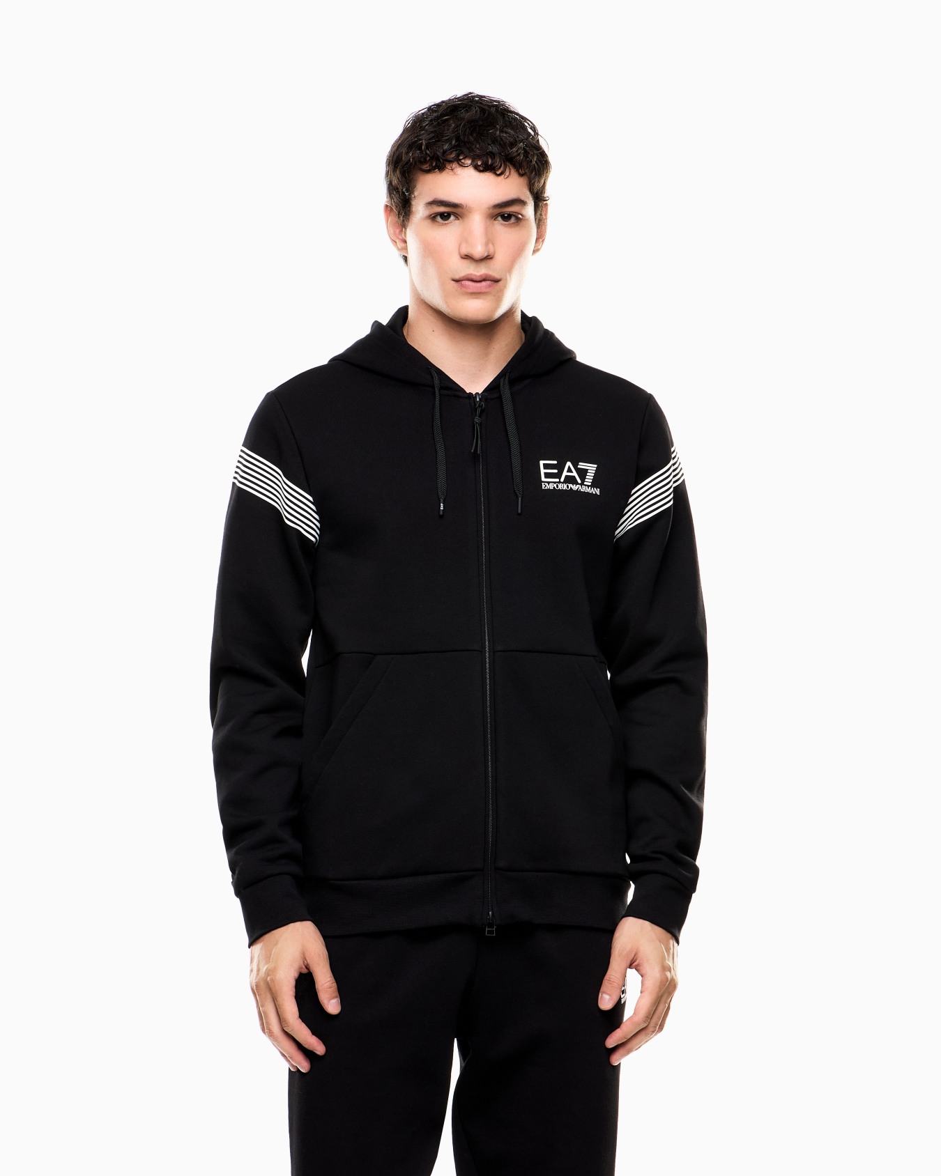 ASV 7 Lines cotton-blend hooded sweatshirt Slide 3