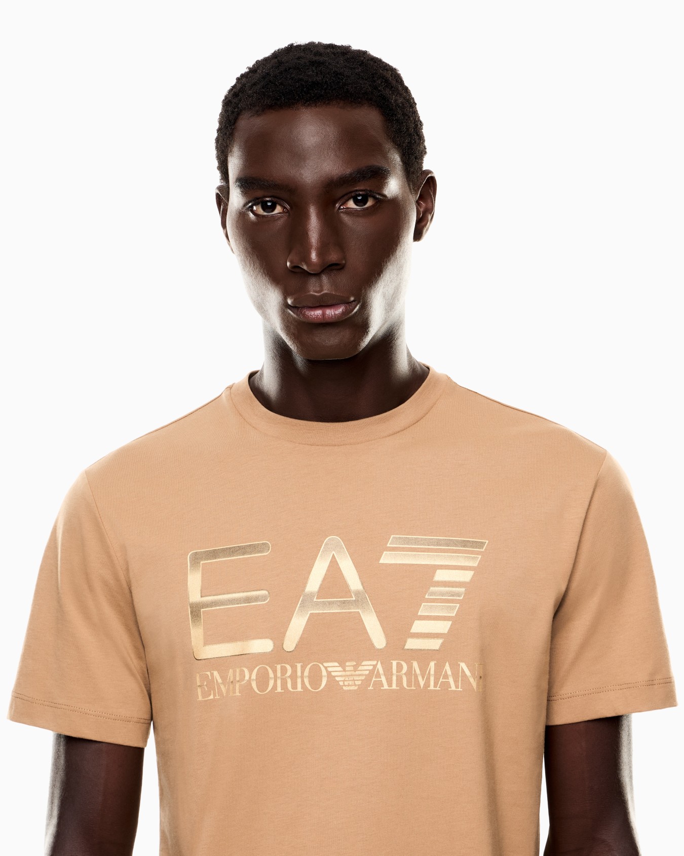 T-shirt Logo Series in cotone con maxi logo Slide 4