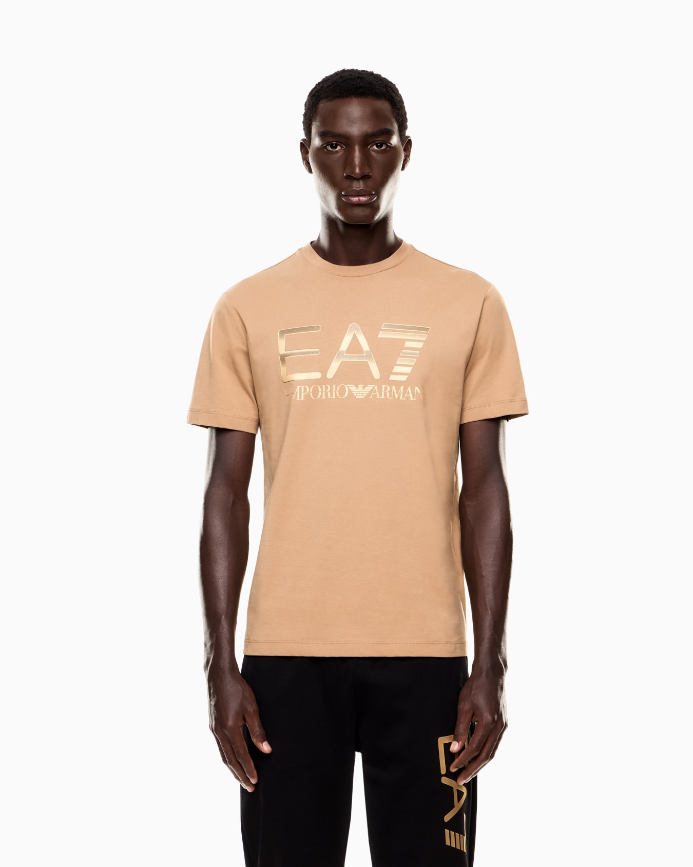 T-shirt Logo Series in cotone con maxi logo Slide 3