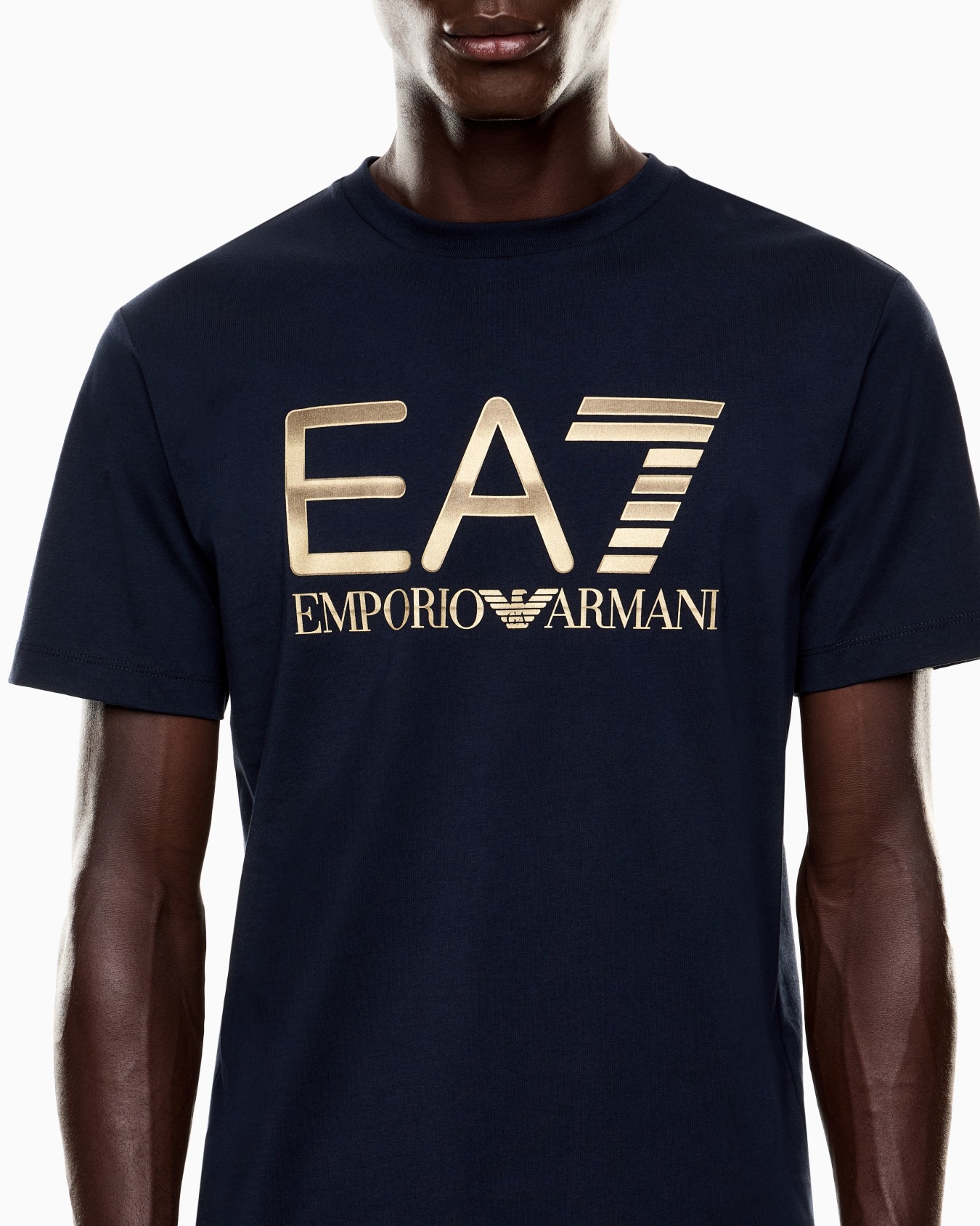 Logo Series cotton T-shirt with oversized logo Slide 4