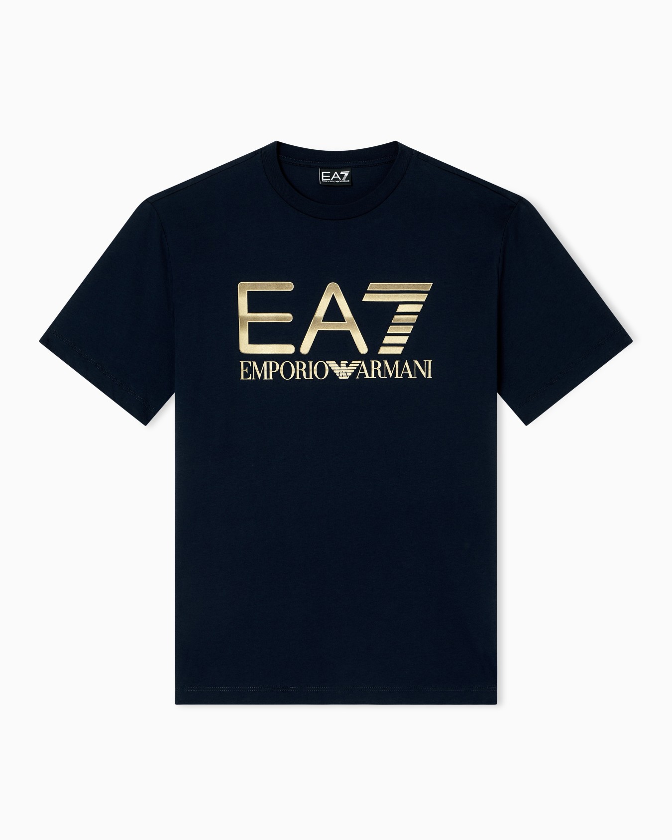 Logo Series T-Shirt aus Baumwolle mit Maxi-Logo Folie 0