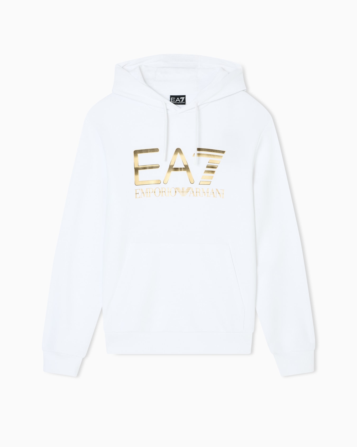 Logo Series stretch-cotton hooded sweatshirt with oversized logo Slide 0