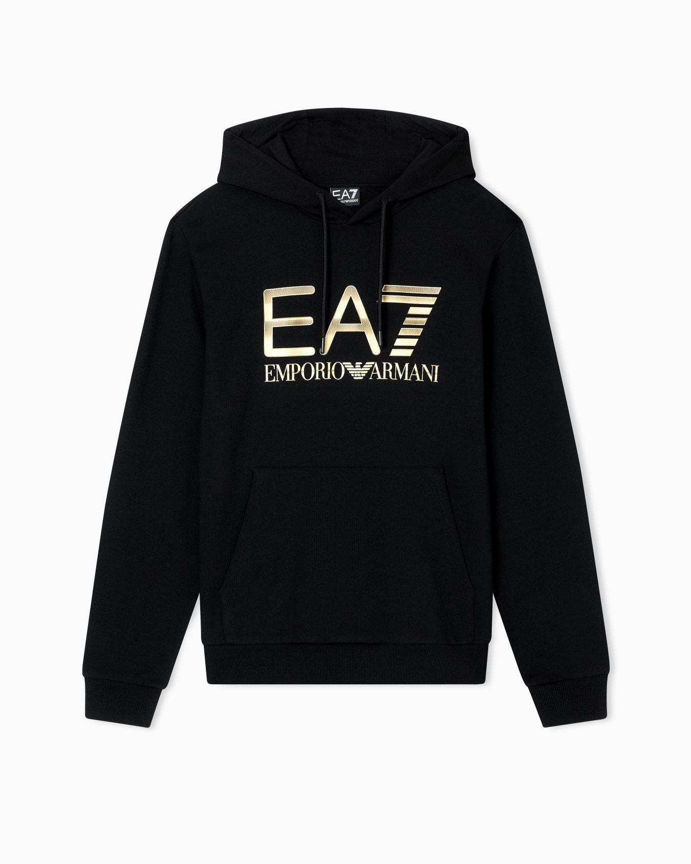 Sudadera con capucha de algodón elástico con maxilogotipo Logo Series Diapositiva 0