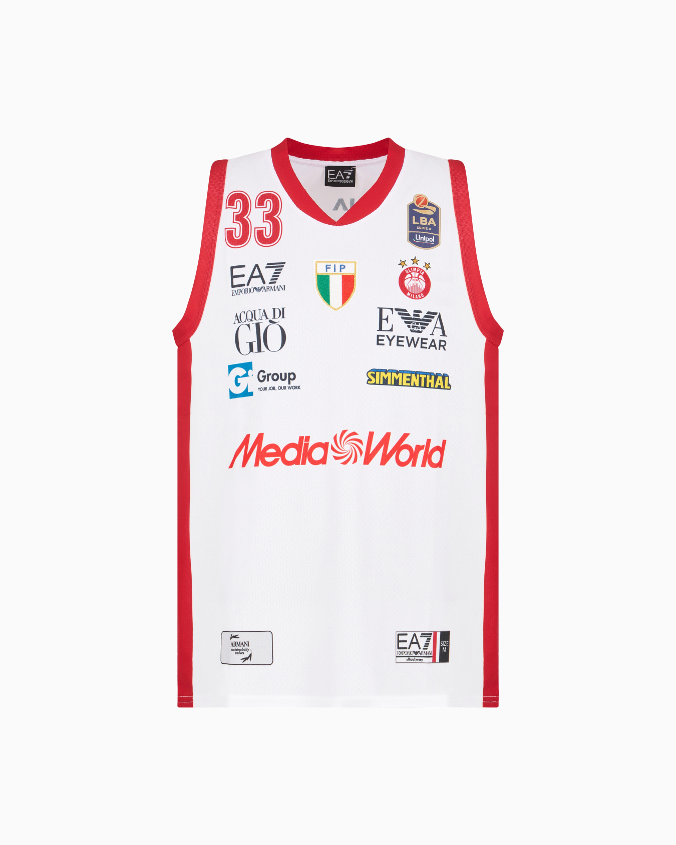 Débardeur réplique du Championnat Olimpia Milano 24/25 Diapositive 0