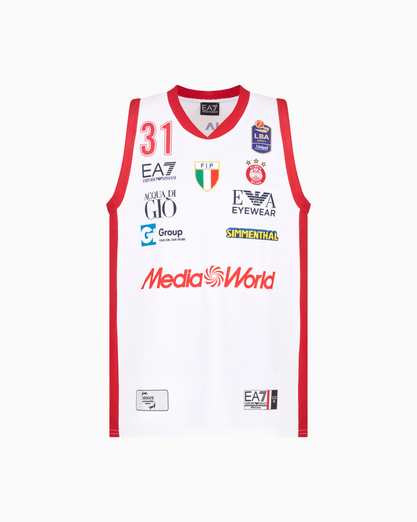 Débardeur réplique du Championnat Olimpia Milano 24/25 Diapositive 0