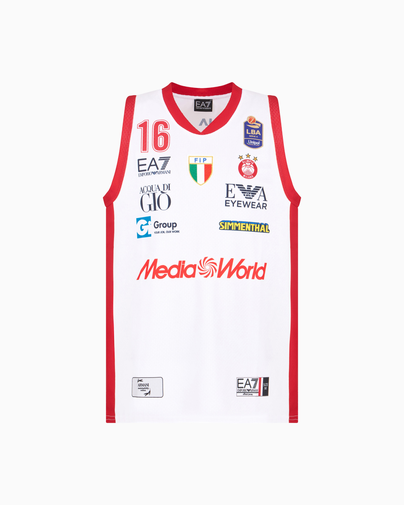 Olimpia Milano 24/25 Championship replica tank top Slide 0