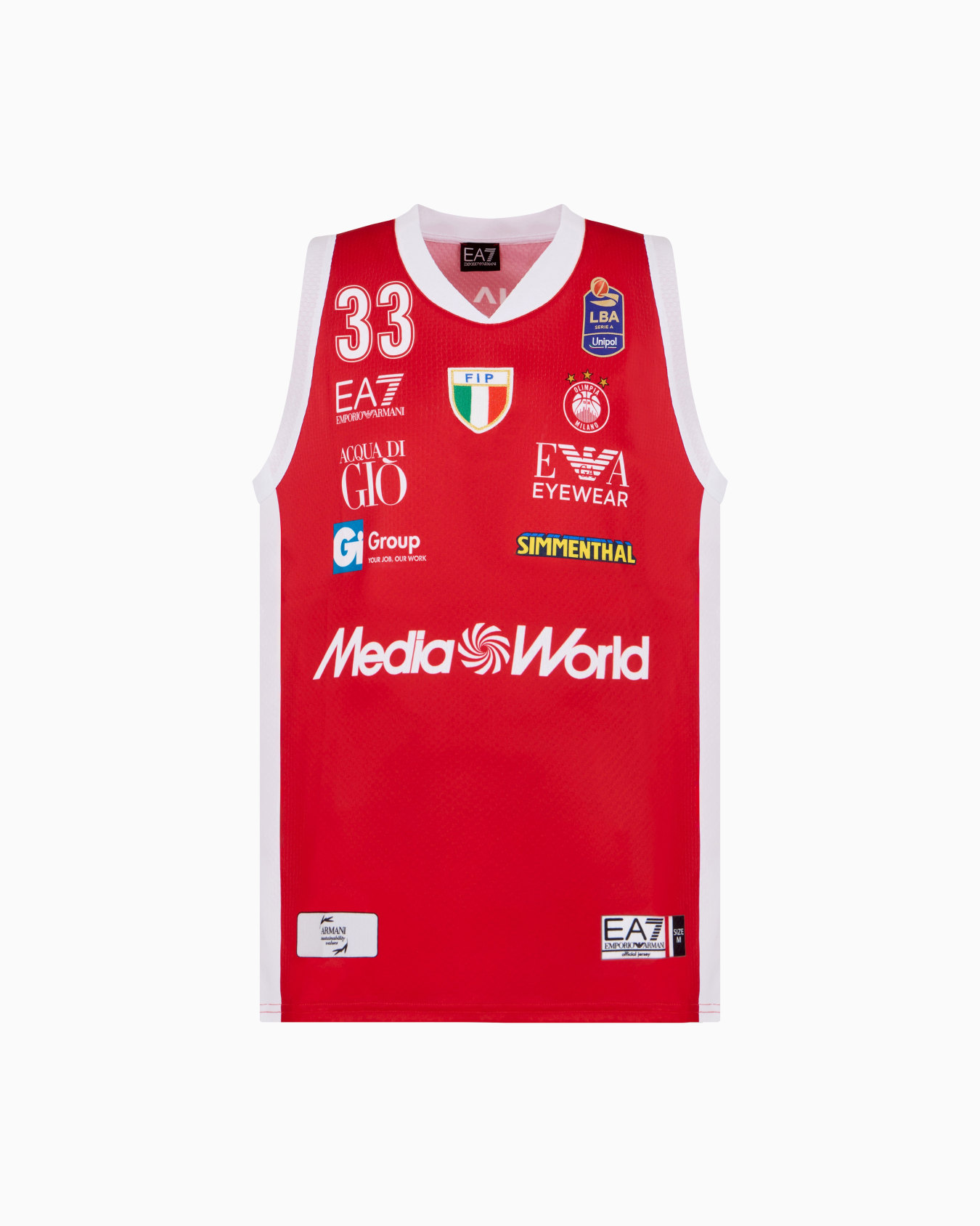 Débardeur réplique du Championnat Olimpia Milano 24/25 Diapositive 0