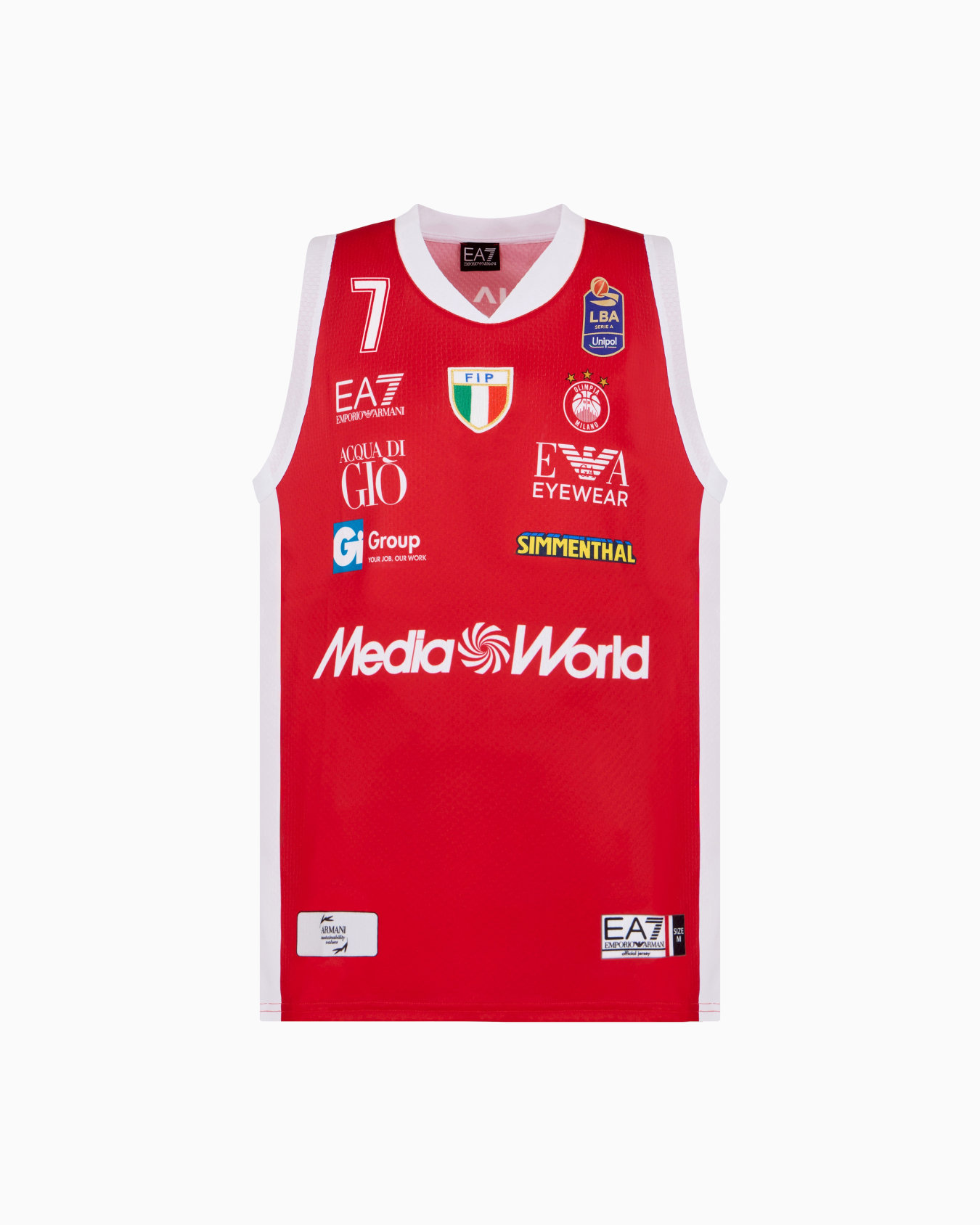 Débardeur réplique du Championnat Olimpia Milano 24/25 Diapositive 0