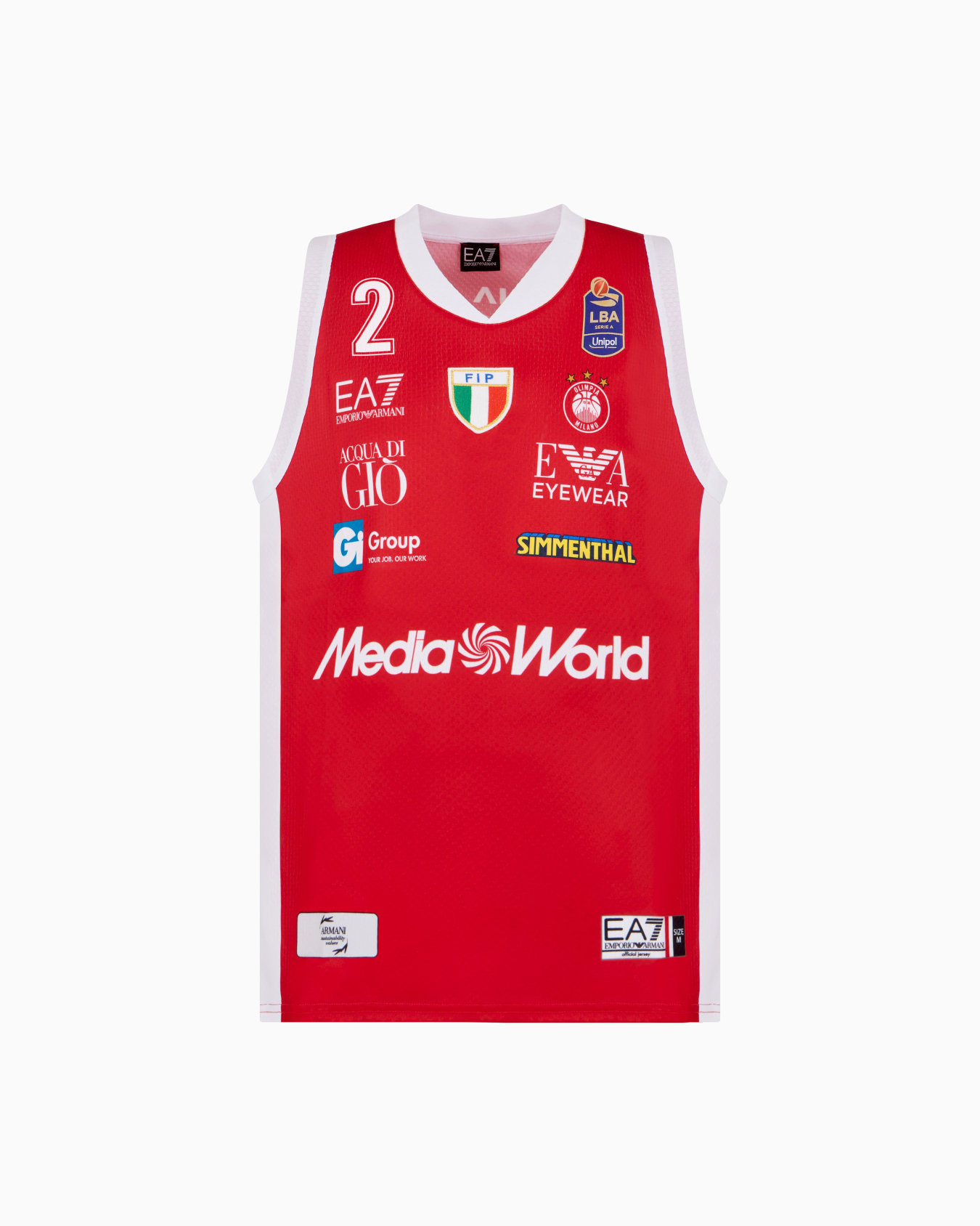 Débardeur réplique du Championnat Olimpia Milano 24/25 Diapositive 0