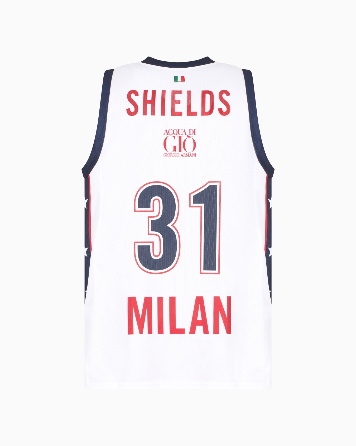 Replika-Trikot der Olimpia Milano Euroleague 24/25 Folie 1
