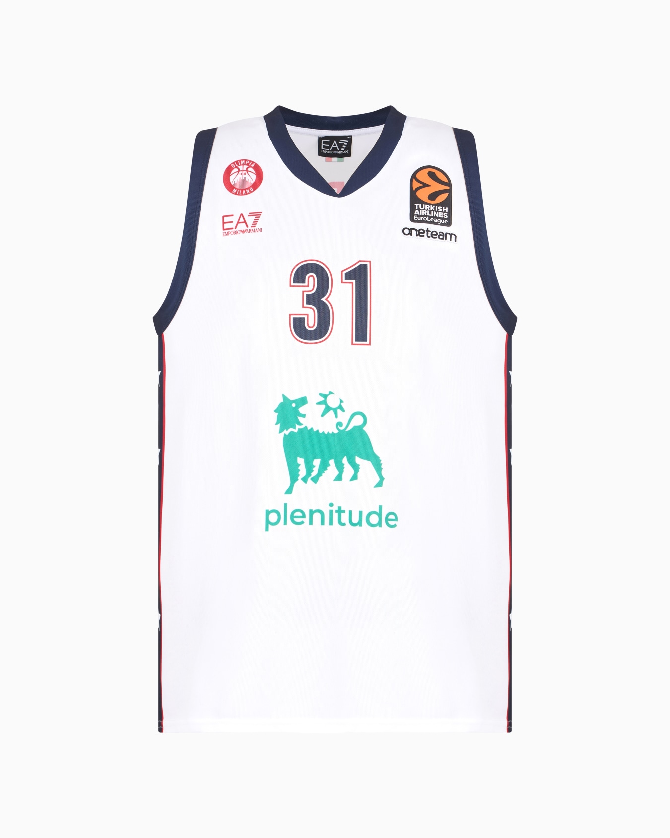 Replika-Trikot der Olimpia Milano Euroleague 24/25 Folie 0