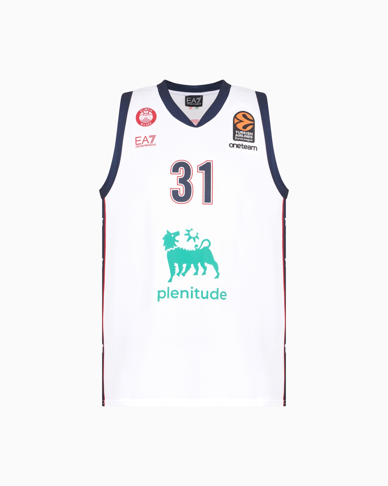 Maillot réplique Olimpia Milano Euroligue 24/25 Diapositive 0