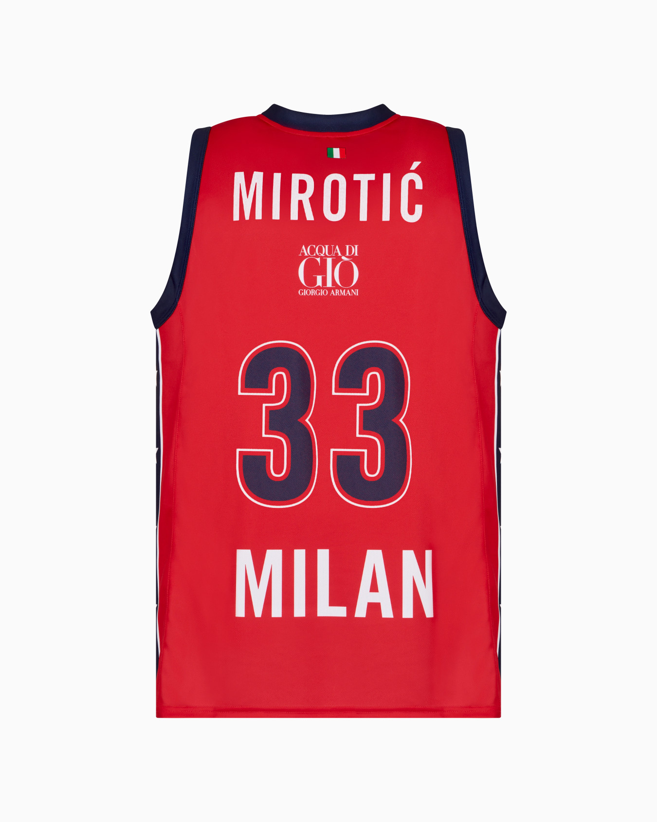Replika-Trikot der Olimpia Milano Euroleague 24/25 Folie 1