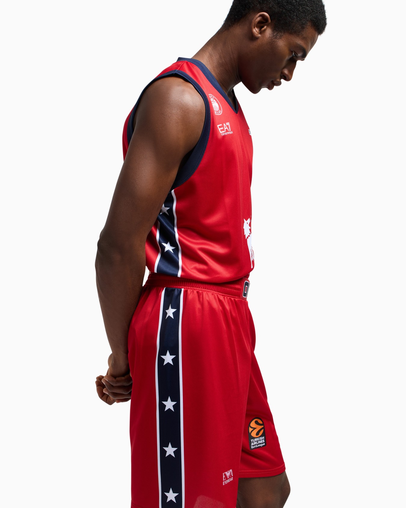 Replika-Trikot der Olimpia Milano Euroleague 24/25 Folie 4