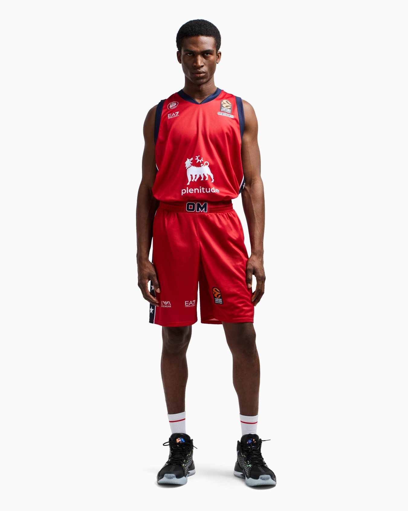 Replika-Trikot der Olimpia Milano Euroleague 24/25 Folie 2