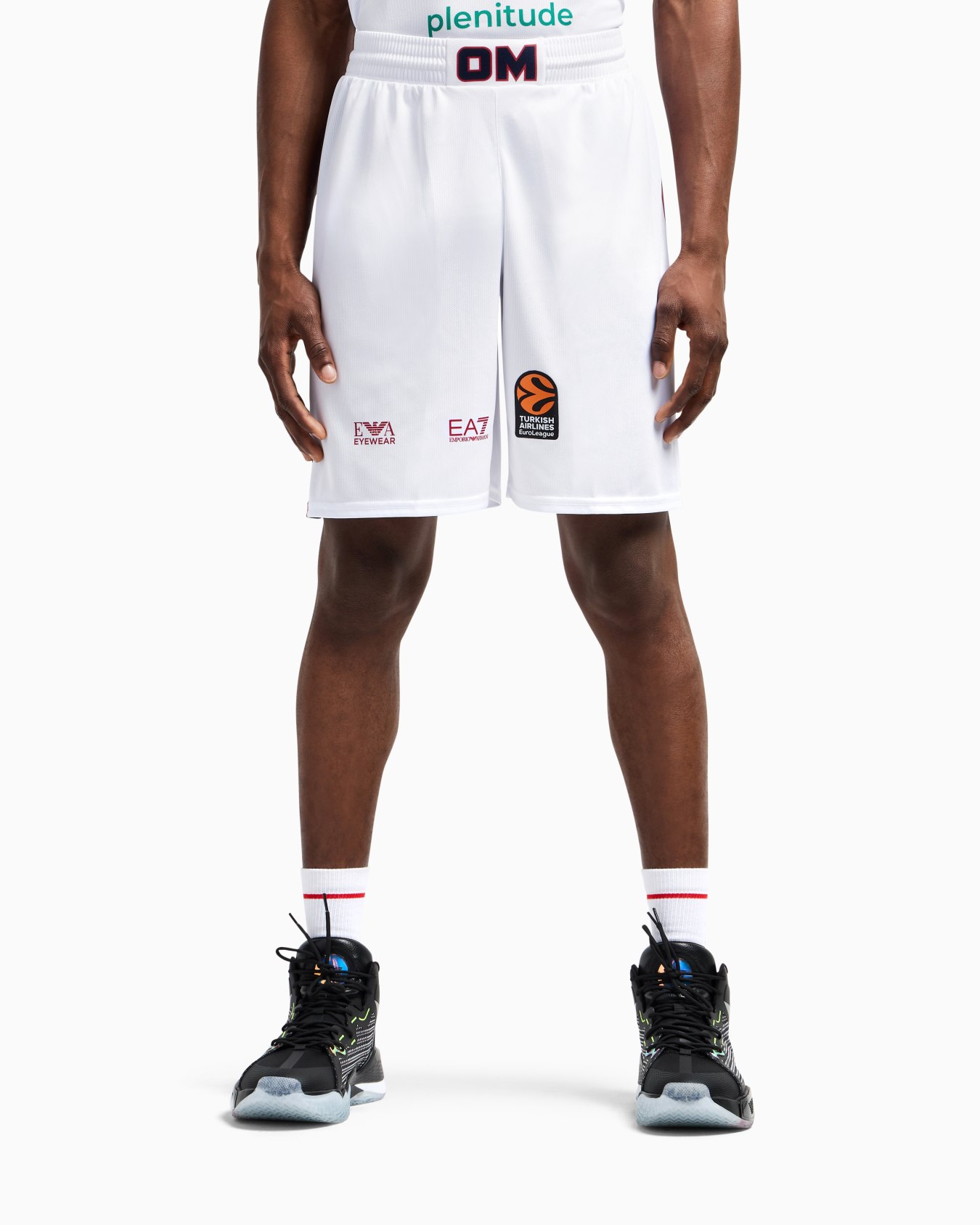 Short Olimpia Milano réplique Euroligue 24/25 Diapositive 1