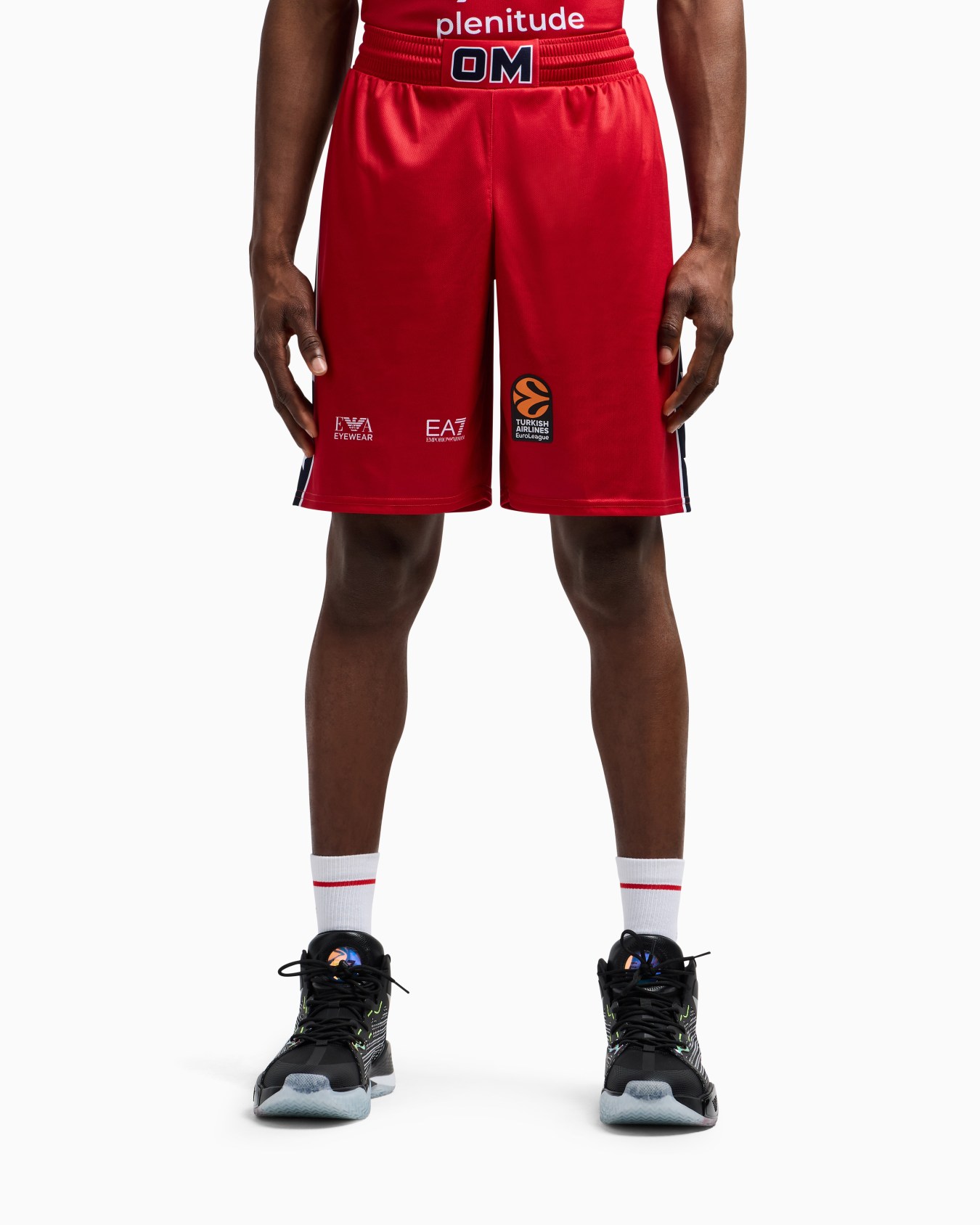 Short Olimpia Milano réplique Euroligue 24/25 Diapositive 1