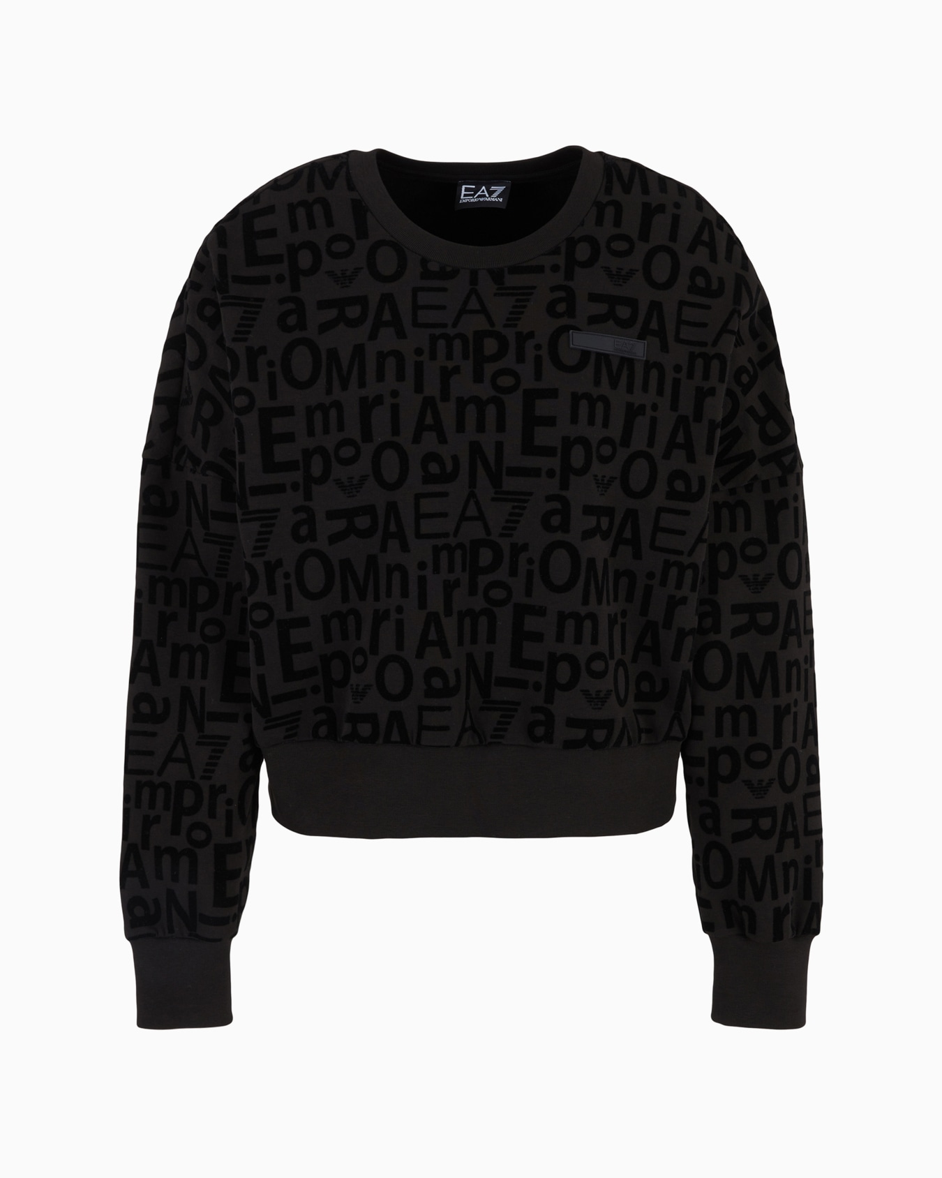 Felpa girocollo Graphic Series in cotone organico e modal stretch Slide 0