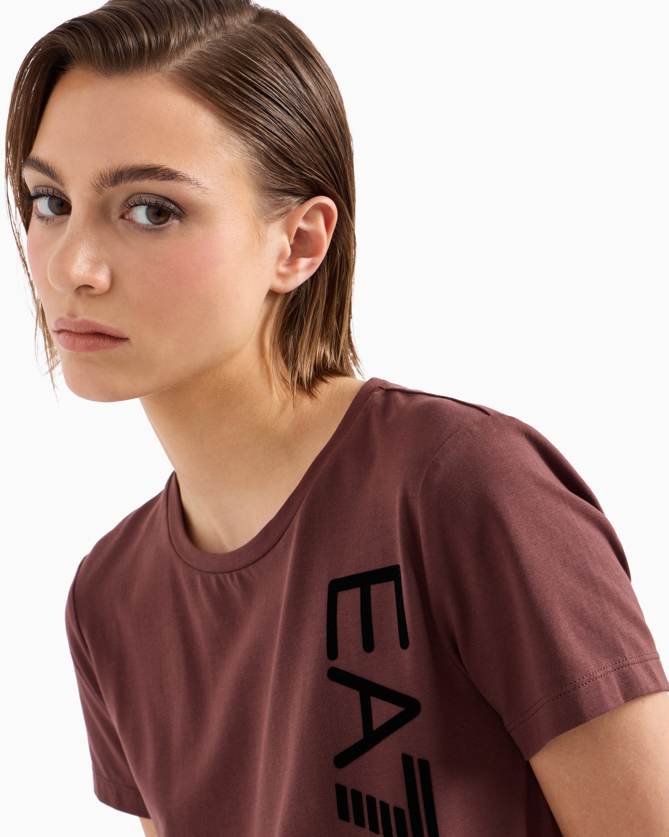 Graphic Series stretch-cotton crew-neck T-shirt Slide 4