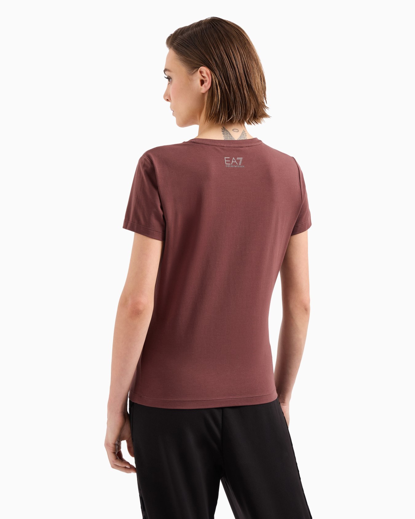Graphic Series stretch-cotton crew-neck T-shirt Slide 2