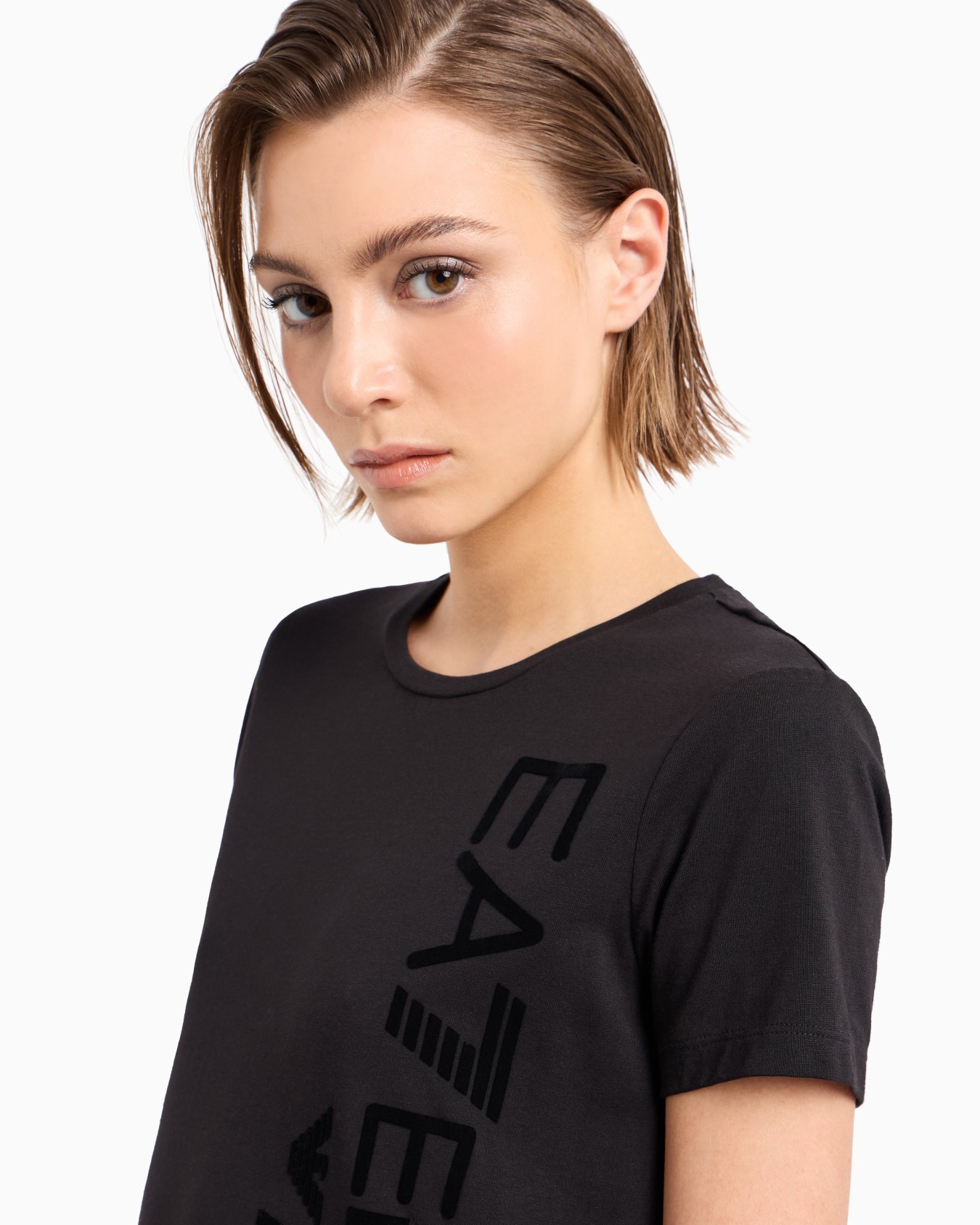 Graphic Series stretch-cotton crew-neck T-shirt Slide 4