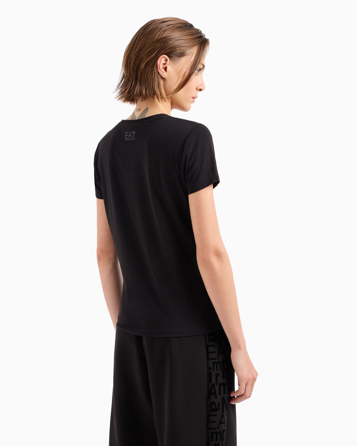 Graphic Series stretch-cotton crew-neck T-shirt Slide 2