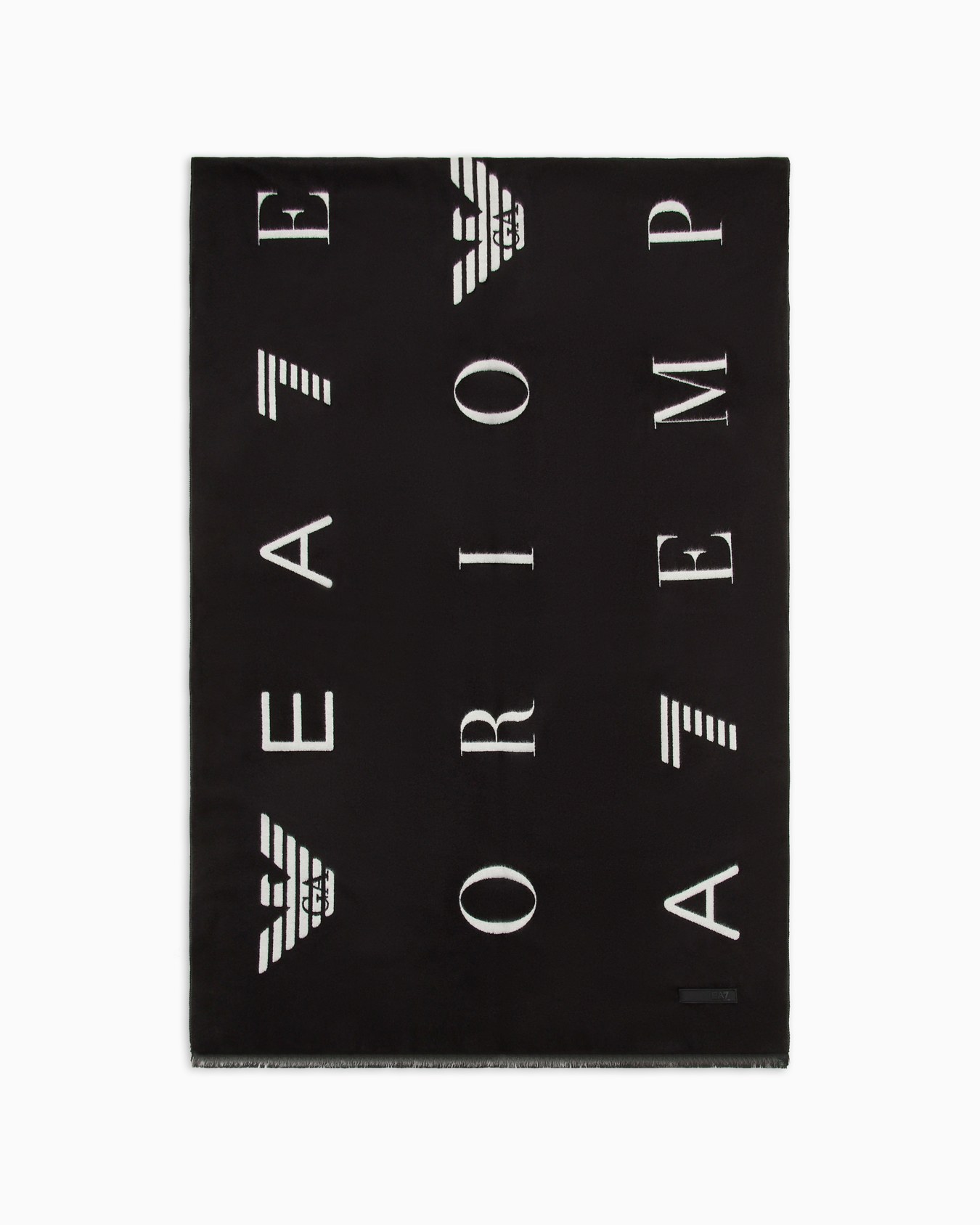 Viscose monogram scarf Slide 0