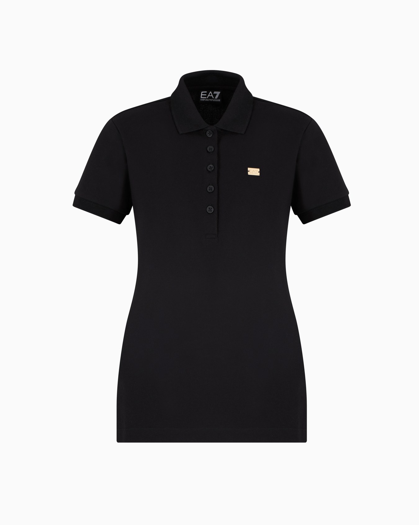 Core Lady stretch-cotton jersey polo shirt Slide 0