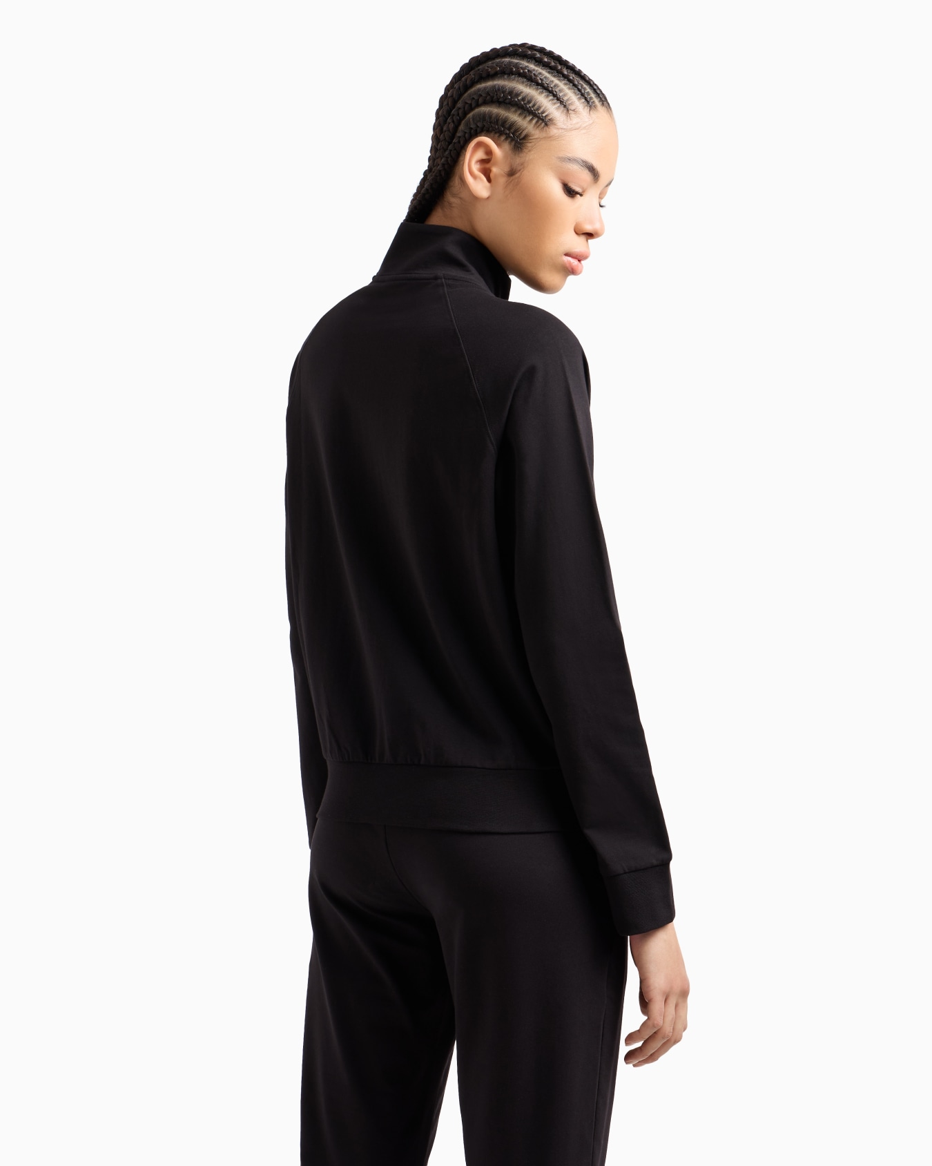 Felpa con zip Core Lady in cotone stretch Slide 2