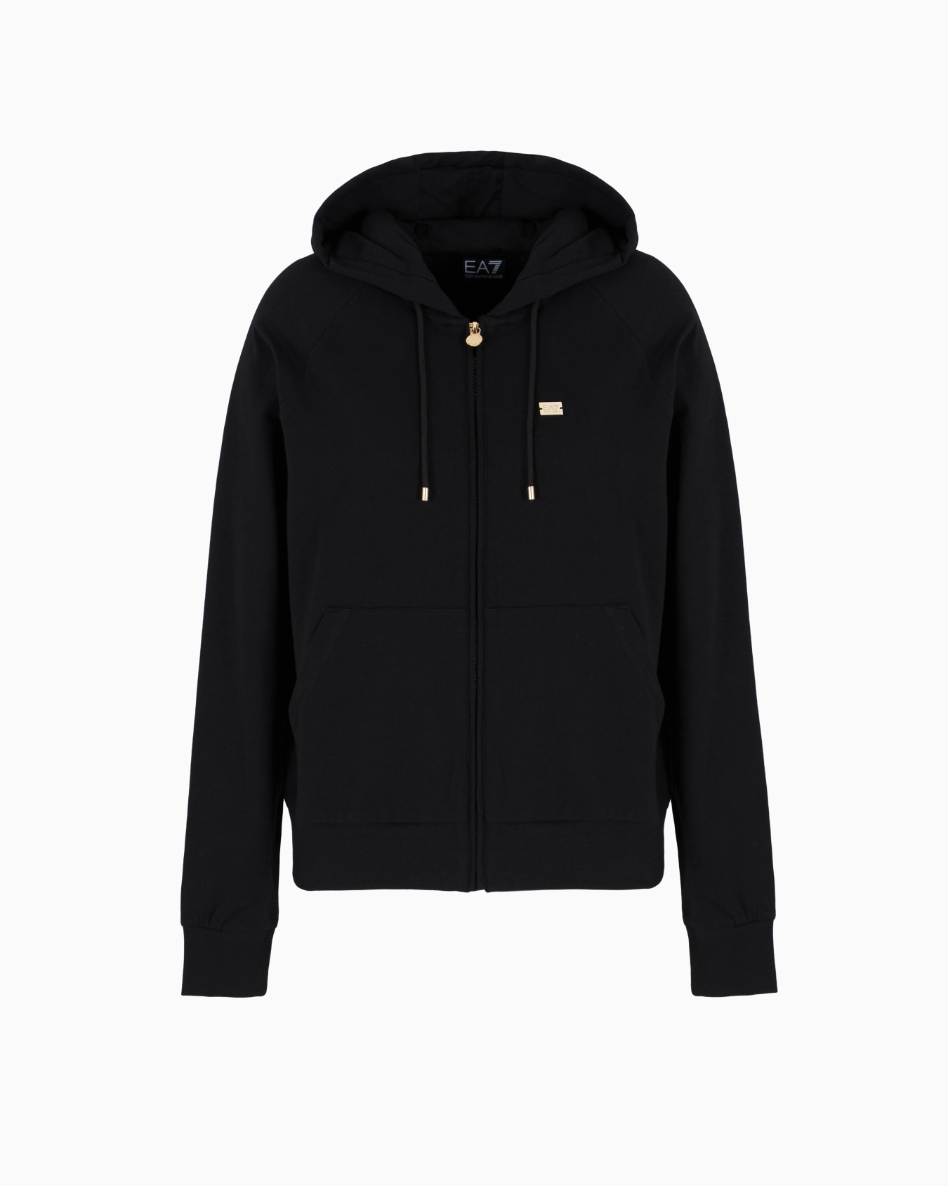 Sudadera Core Lady con capucha de algodón elástico Diapositiva 0