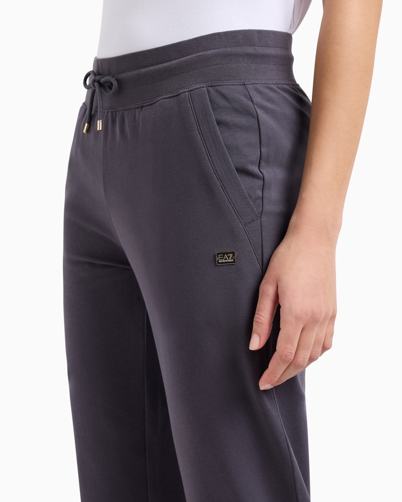 Pantalones de chándal de algodón elástico Core Lady Diapositiva 4